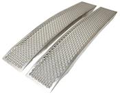 Heavy-Duty 1000kg Aluminum Curved Ramps - Set of 2, 2m Length image