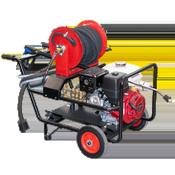 Honda GX390 Petrol Pressure Washer 13HP 3000 PSI with 30m Reel – Heavy Duty, 200 Bar, 21 L/min Flow Rate image