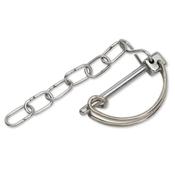 Ifor Williams Trailer Safety Pin with Chain - Original Split Pin for HB Series