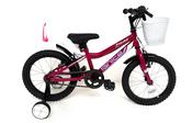 Ignite Starlet 16" Girls Bike - Cerise Pink Kids Bicycle with Stabilisers image