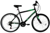 Ignite Vantage 16" Frame MTB - 18-Speed Shimano, 26" Alloy Wheels, Black/Green