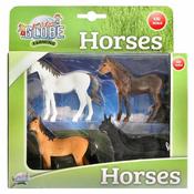 Kids Globe Pack of 4 Horses