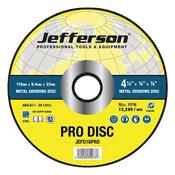 Jefferson 4.5" Metal Grinding Abrasive Disc