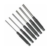 Jefferson 6 Piece Parallel Pin Punch Set - 40CR Steel, 150mm Shafts image