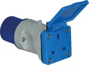 Jefferson Socket Adaptor 16A Plug To 13A Socket image