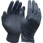 Jefferson Black Nitrile Gloves - XL
