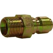 Jefferson 3/8" Male Plug Adaptor - Pipe Thread to Quick Release Connector