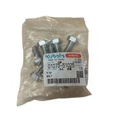 Kubota 0107351025 Bolt for Models, BX2200D, BX2200E, FL1021, FL1021C, FL1271, LA211, RCK48, RCK54, RCK60, RCK72, ZD28