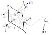 Kubota Screw W27TS‑00365 - For BX2350 Cab &amp; RTV/X900 Glass Kits