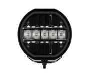 LED Global 7" LED Driving Light with Boost Function - 9600 Lumens, White/Amber Position Light
