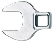 Teng Tools M386519-C 3/8" Crow Foot Wrench – 19mm Open End, Satin Finish