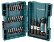 Makita D-73477 29 Piece Screw Bit &amp; Drill Set | 1/4" Hex Shank with Magnetic Holder