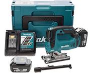 Makita DJV182RMJ 18V Li-Ion LXT Brushless Jigsaw | 2 x 4.0Ah Batteries, Charger &amp; Makpac Case image