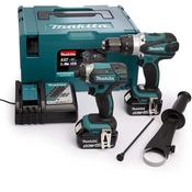 Makita DLX2145TJ 18V Drill &amp; Impact Driver Twin Pack (2x5Ah) | High Performance Cordless Kit image