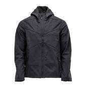 MASCOT Black Softshell Jacket - Hooded, Breathable &amp; Windproof (22102-649-09) - XL image