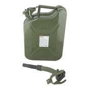 Mcanax 10 Litre Jerry Can Green with Spout .8mm Un App Mx1650041 image