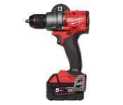 Milwaukee M18FPD3-502X M18 Fuel Gen 4 Percussion Combi Drill - 2x5Ah Batteries, Charger &amp; Case image