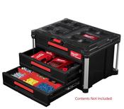 Milwaukee PACKOUT 3-Drawer Tool Box - Heavy-Duty Modular Storage System with 22 Kg Capacity image