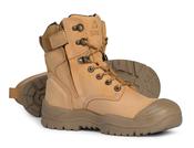 Mongrel 561050 High Leg ZipSider Safety Boot Wheat - 7