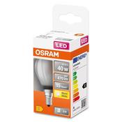 Osram 4058075436480 LED (monochrome) EEC E (A - G) E14 Pear shape 4 W = 40W Wa image