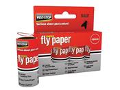 Pest-Stop Fly Papers (Pack of 4) | Traditional Sticky Fly Traps for Home Use