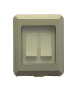 PowerMaster 2 Gang Outdoor Damp‑Proof Switch IP55 (Ref W1002) image