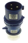 PowerMaster 32 Amp Blue Plug 220 V (2P + E) - CEE7 image