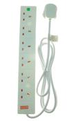 PowerMaster 6 Gang 2 m Surge‑Protected Extension Lead (Ref 2068) image
