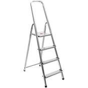 Protool 4-Step Aluminium Ladder | EN131 Certified, Lightweight &amp; Durable
