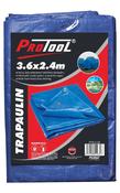 Protool Heavy Duty Tarpaulin 3.6M x 2.4M PTTC1124 | Durable Waterproof Cover