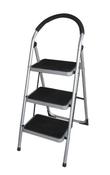 PTLD1053 3‑Tread Protool Steel Household Ladder - Compact &amp; Durable Step Stool