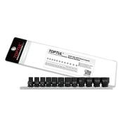 Toptul 3/8"Dr Impact Socket Set 12pce 8-19mm