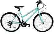 IGNITE Ladies Radiance Mint 15" Frame MTB - 18-Speed Shimano, Alloy V-Brakes, Steel Frame
