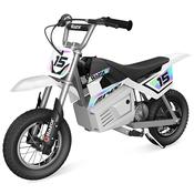 Razor MX400 Electric Motocross Dirt Bike for Teens - White