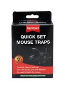 Rentokil 2 Pce Quick Set Mouse Traps - Fast, Effective, and Reusable Mouse Control image