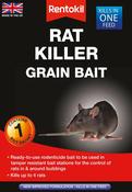 Rentokil Rat Killer Grain Bait 1 Sachet - Effective and Fast-Acting Rat Poison image