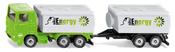 SIKU 1:87 Truck with Tank Truck Superstructure and Trailer - Die-Cast Model