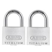 Padlock Titalium 64TI Twin Pack 20-60mm - 30mm