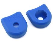 Race Face Crank Boots for Aluminum Cranks – Size S – Protective End Covers (Pair) - Blue