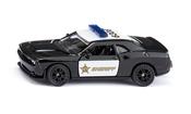 Siku 1:87 Dodge Challenger SRT County Sheriff - Diecast US Police Car with Opening Doors image