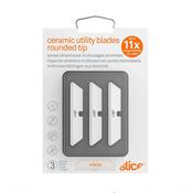 Slice 10526 Utility Knife Blades - Rounded Tip Ceramic Safety Blades (3-Pack) image