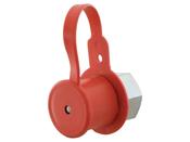 Sparex Red PVC Dust Cap - Fits 1/2" Male Coupling | Durable &amp; Protective