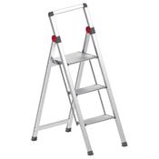 Ard 3 Step Aluminium Slim Step Ladder with Hand Rail