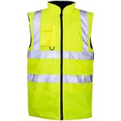 Hi-Vis B/Warmer Yellow Fleece liner Reversable - XLarge