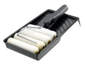 Stanley Tools 100mm (4") Paint Roller Kit with 4 Sleeves - STASTRMS1LL