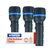 Status ST-TR2D Rubber Torch - LED Light with Wrist Strap, 2D Battery image