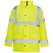 Supertouch Yellow Hi Vis Parka Jacket - Medium image