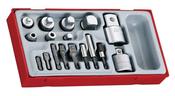 Teng Tools 17 Piece Mixed Drive Socket &amp; Bit Adaptor Set