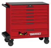 Teng Tools 37" PRO35 Roller Cabinet Tool Kit 595 Pieces Red image