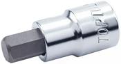 Toptul 1/2" Drive 4mm Hex Bit Socket Satin Finish - QBCDA1604